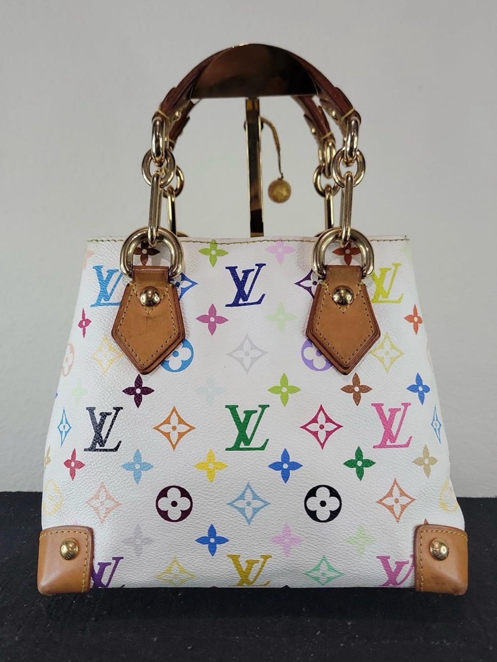 •LOUIS VUITTON• Vintage Monogram Takashi Murakami Multicolore Audra